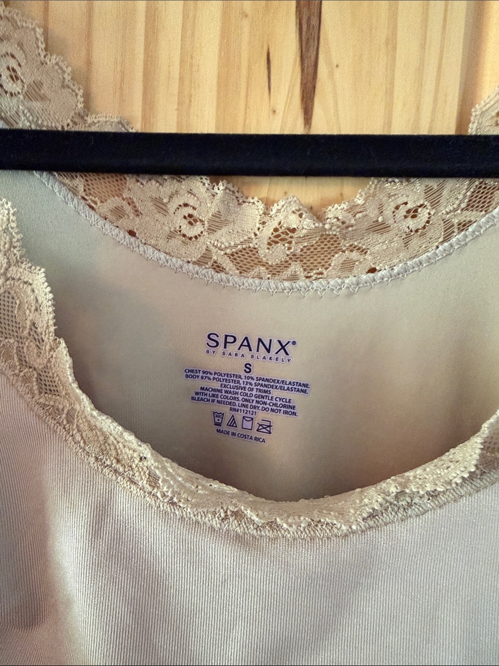 SPANX Women's shape-wear Lace Trim Dress in Cream ✨ - Picture 3 of 3